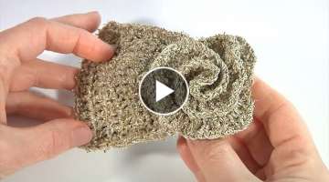 Crochet a Beautiful Package with a ROSE