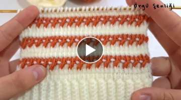 Super Easy Crochet Knitting Baby Blanket Model