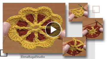 Crochet Grapefruit Slices Part 1 of 2