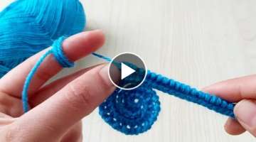 How to tunisian crochet rose flower