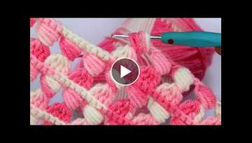 New design crochet pattern for baby blanket