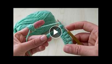 How to crochet easy knitting model