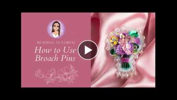 How to Use Broach Pins for Beadwork | Beading Tutorial